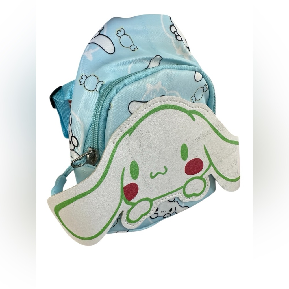 Cute Blue Kids Backpack with Cartoon Design